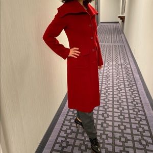 BCBG wool coat, size XS (fits 4-6)